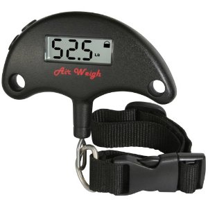 Travel luggage scales